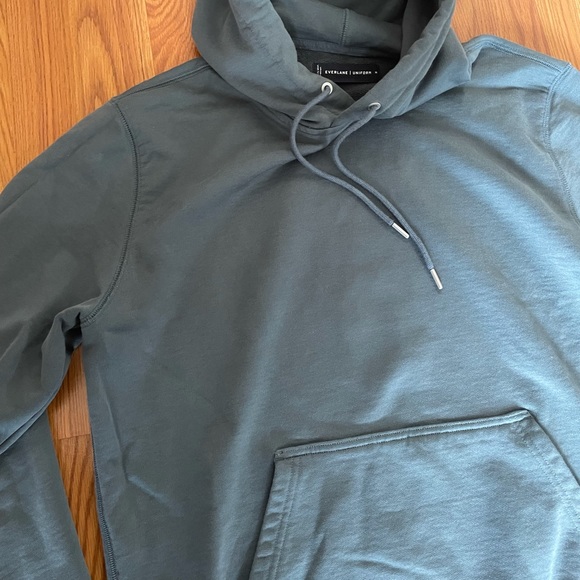 Men’s Everlane French Terry Hoodie in Slate Medium - Picture 7 of 7